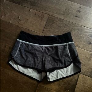 Women's Black and Gray lululemon Shorts